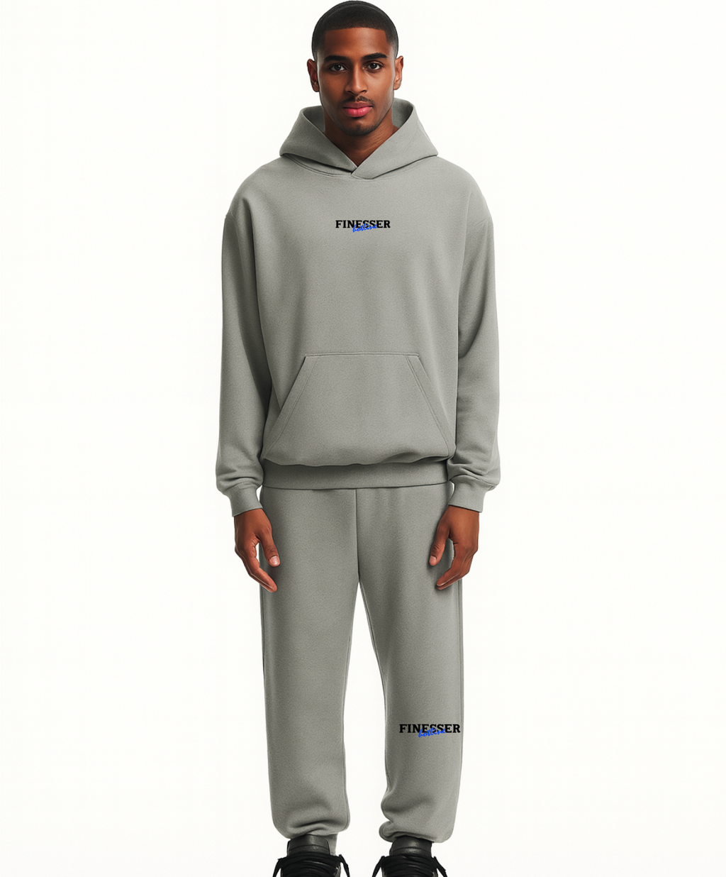 FINESSER HOTLINE “HANDBOOK” FULL TRACKSUIT (GREY MARL)
