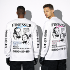 FINESSER HOTLINE “EXTENDED TRANSCRIPT LONG SLEEVE TEE