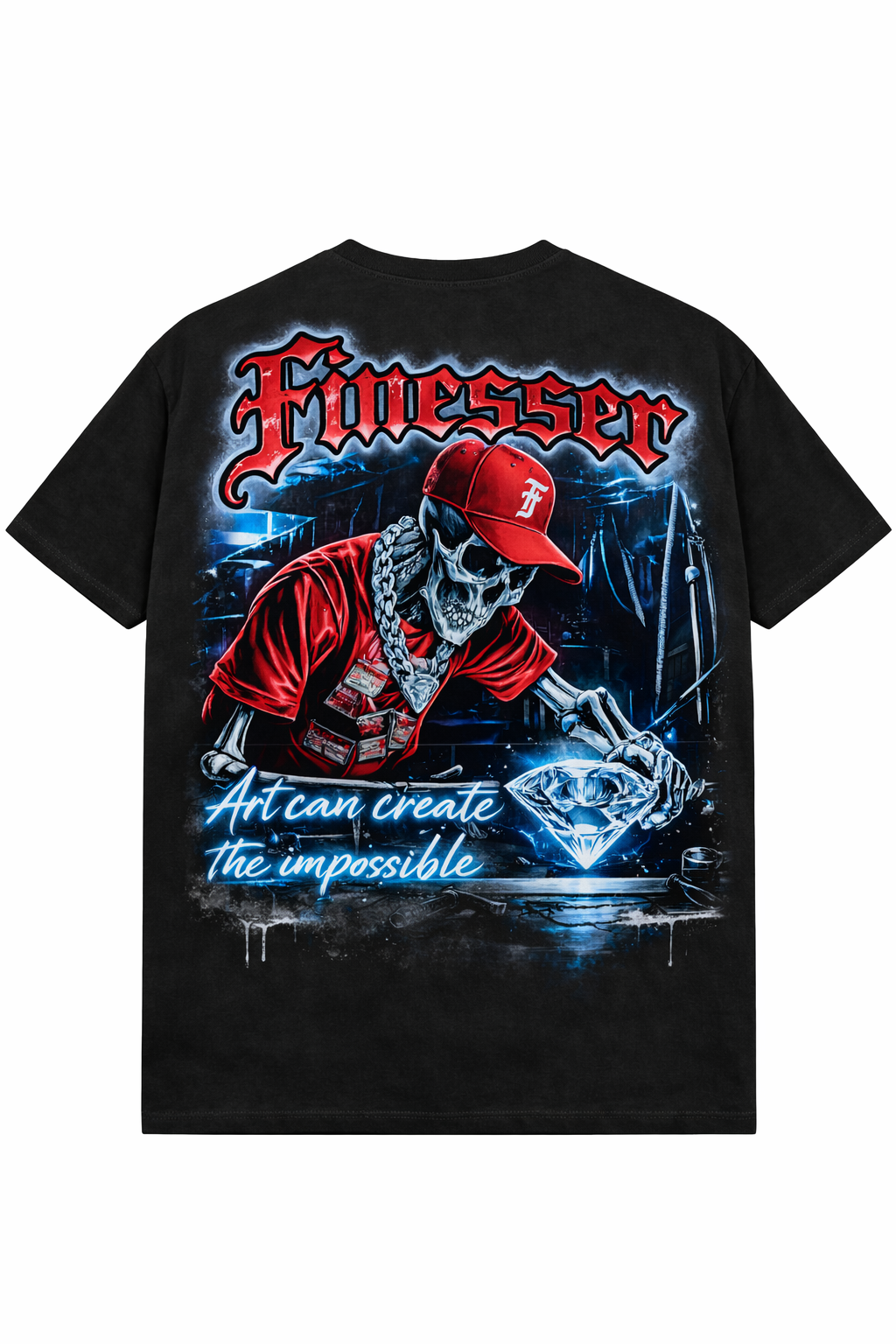 Finesser “ Art can create the impossible” t shirt