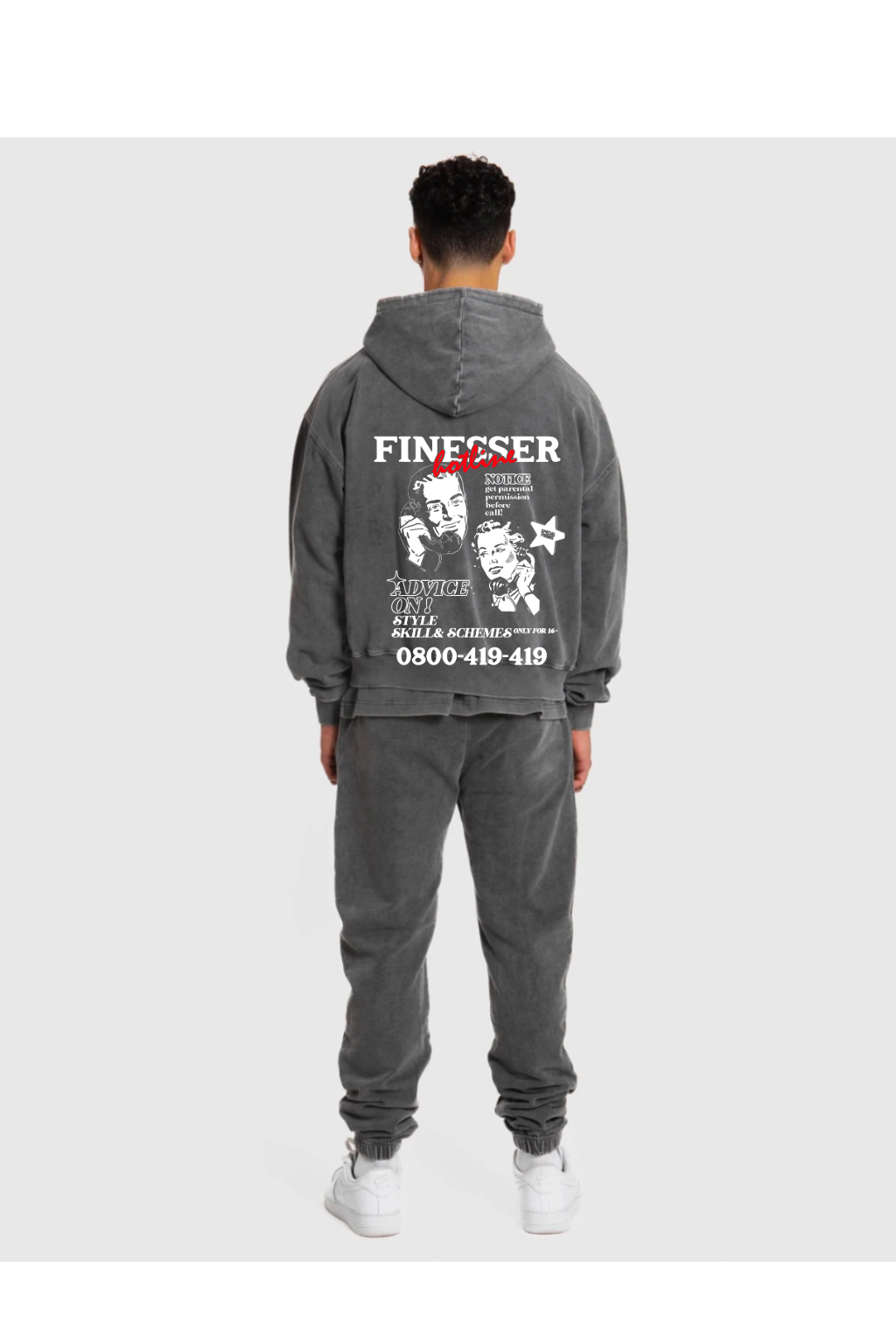 FINESSER HOTLINE “GREY FOG” ACID WASH  BUNDLE