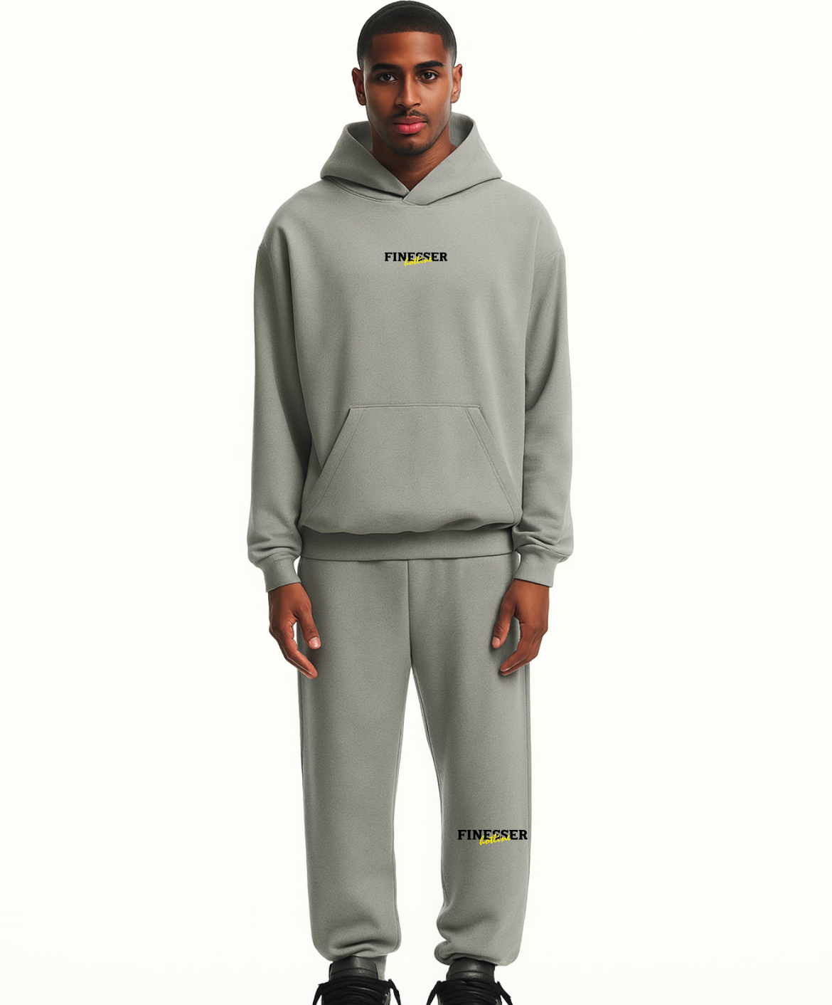 FINESSER HOTLINE “HANDBOOK” FULL TRACKSUIT (GREY MARL)