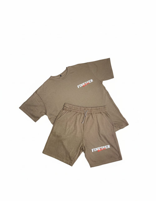 FINESSER HOTLINE MOCHA BROWN SHORTS