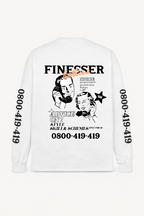 FINESSER HOTLINE “EXTENDED TRANSCRIPT LONG SLEEVE TEE