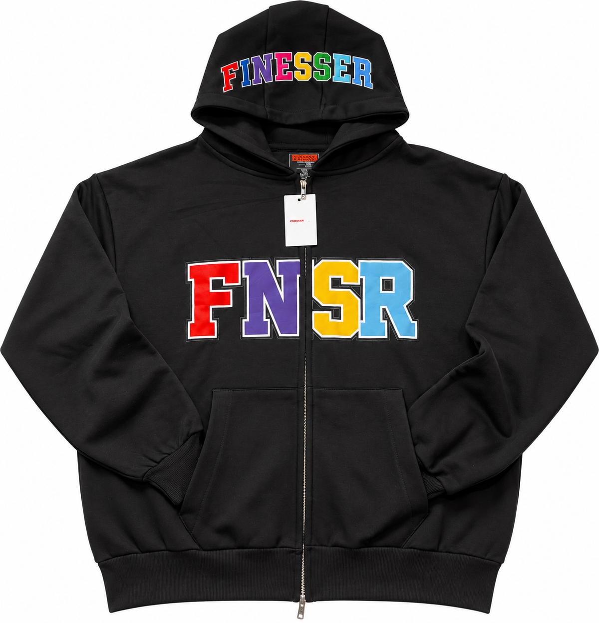 FINESSER Collegiate Heavyweight Zip Up Hoodie
