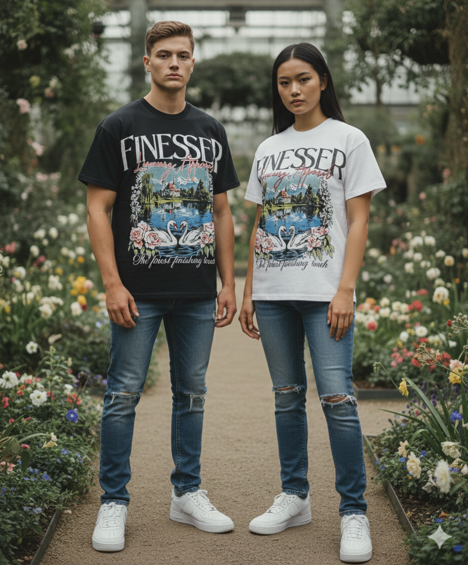 FINESSER FLORAL T -SHIRT
