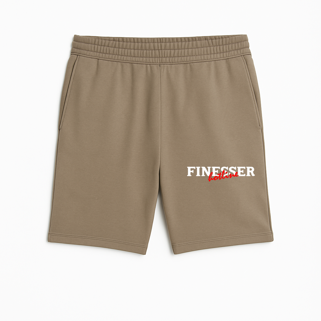 FINESSER HOTLINE MOCHA BROWN SHORTS