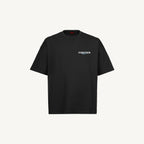 Black Finesser Hotline “Transcript” Oversized Boxy Tee