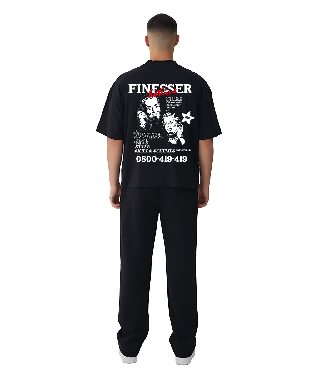 FINESSER HOTLINE SERIES “TRANSCRIPT” T-SHIRT
