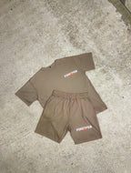 FINESSER HOTLINE MOCHA BROWN SHORTS