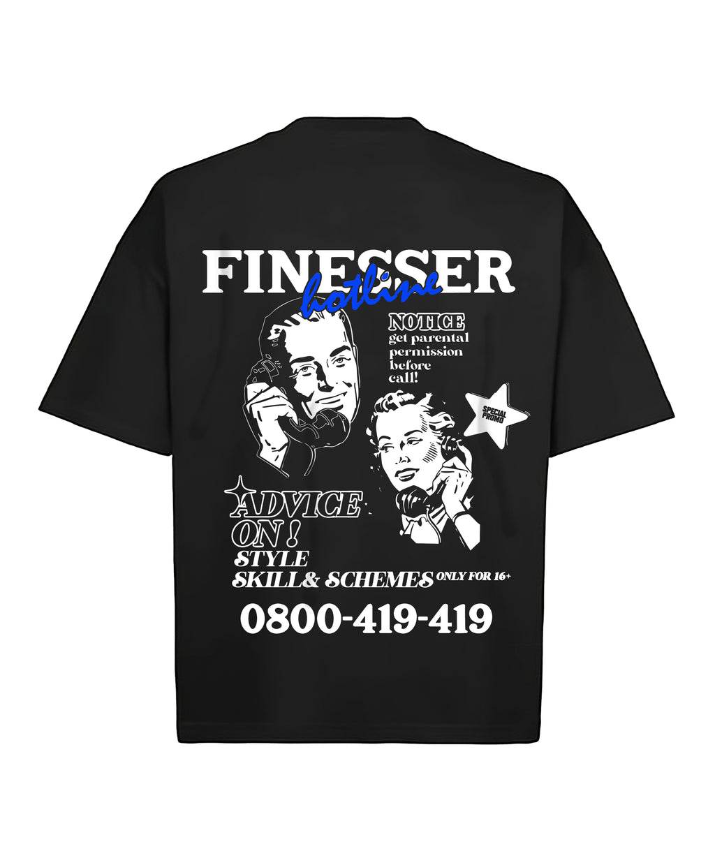 FINESSER HOTLINE SERIES “TRANSCRIPT” T-SHIRT