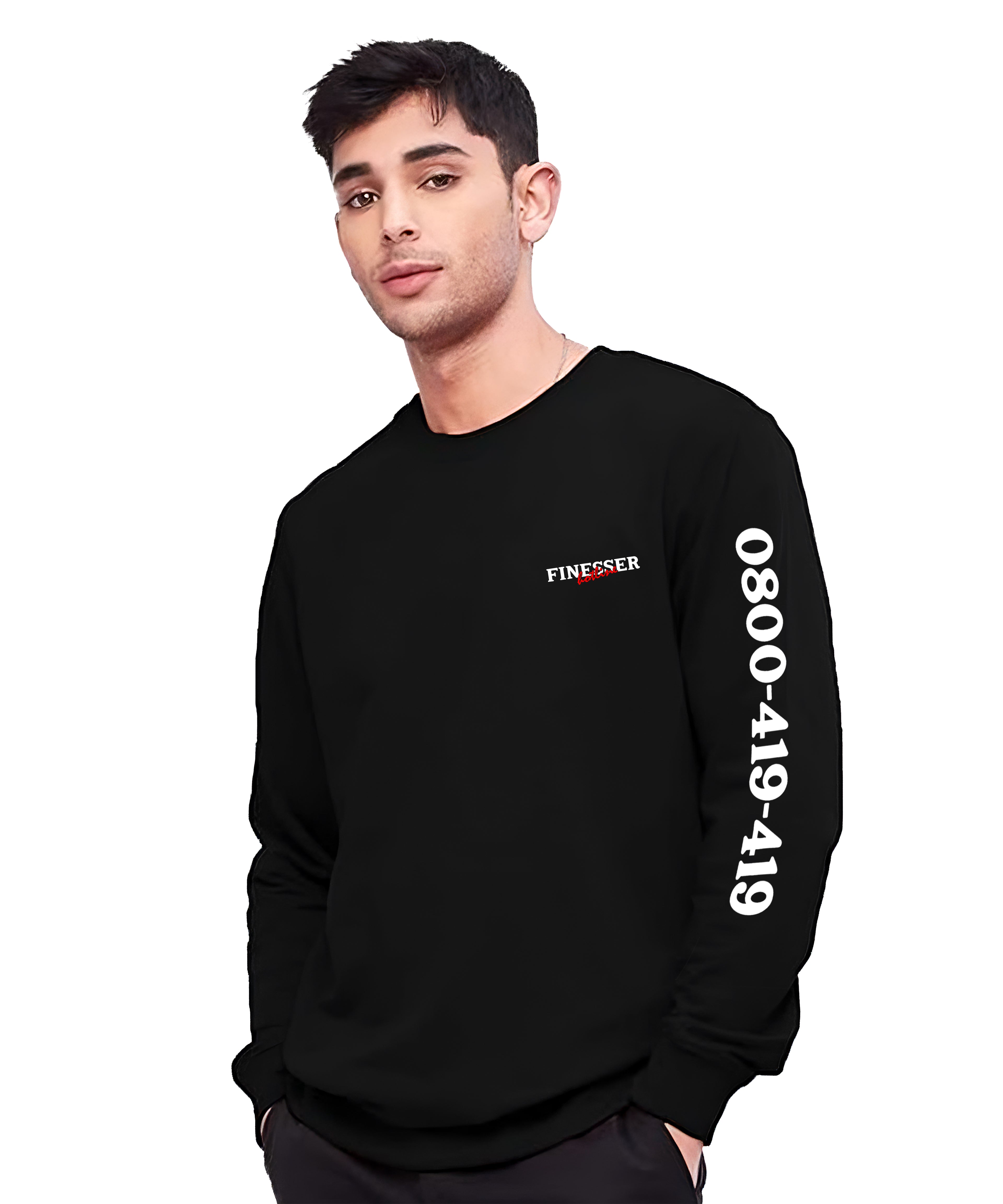 FINESSER HOTLINE “TRANSCRIPT EXTENDED” LONG SLEEVE T-SHIRT