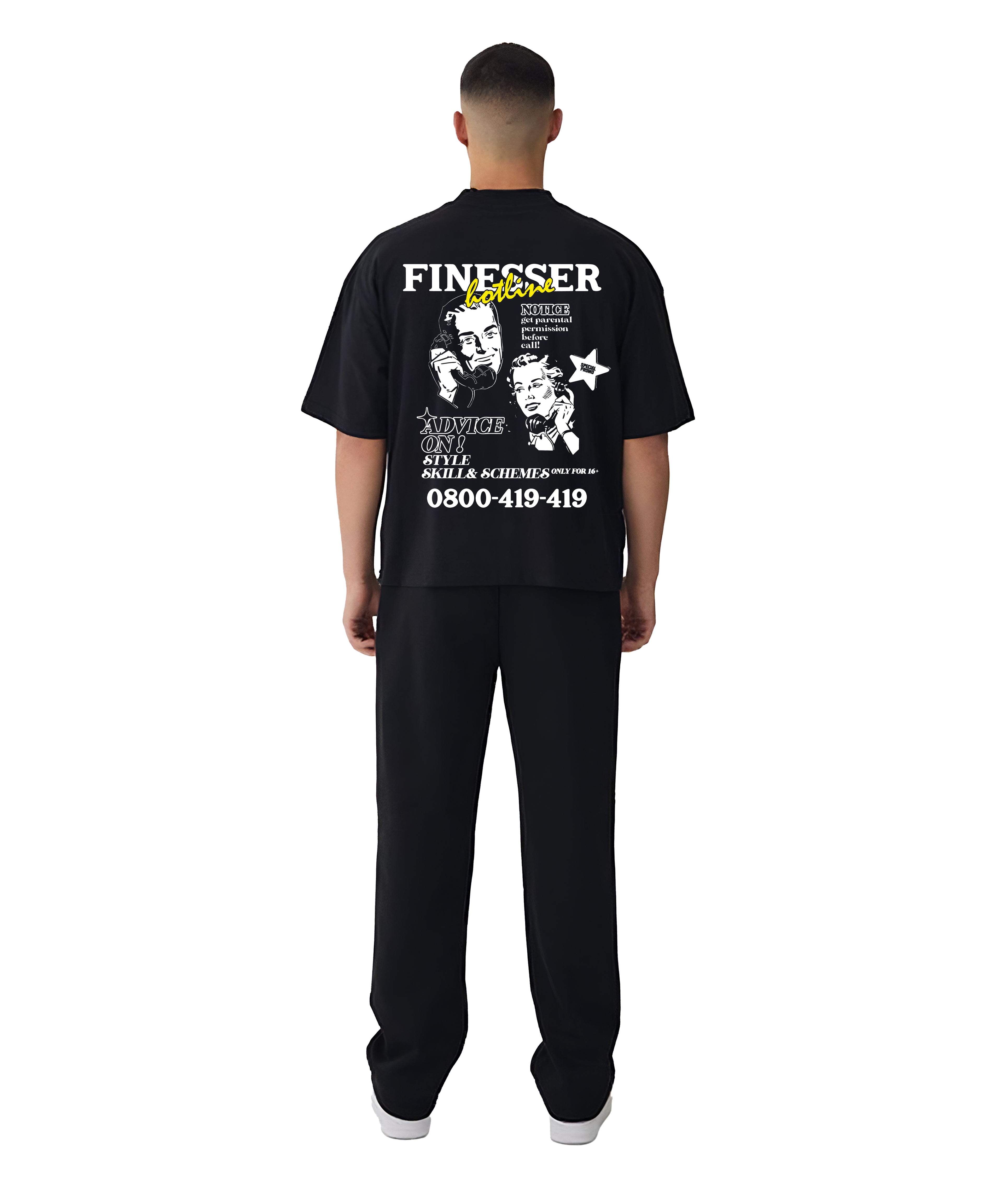 FINESSER HOTLINE SERIES “TRANSCRIPT” T-SHIRT