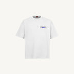 White Finesser Hotline “Transcript” Oversized Boxy Tee