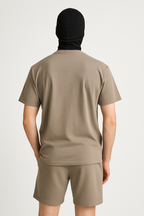 FINESSER HOTLINE MOCHA BROWN TRANSCRIPT OVERSIZED TEE