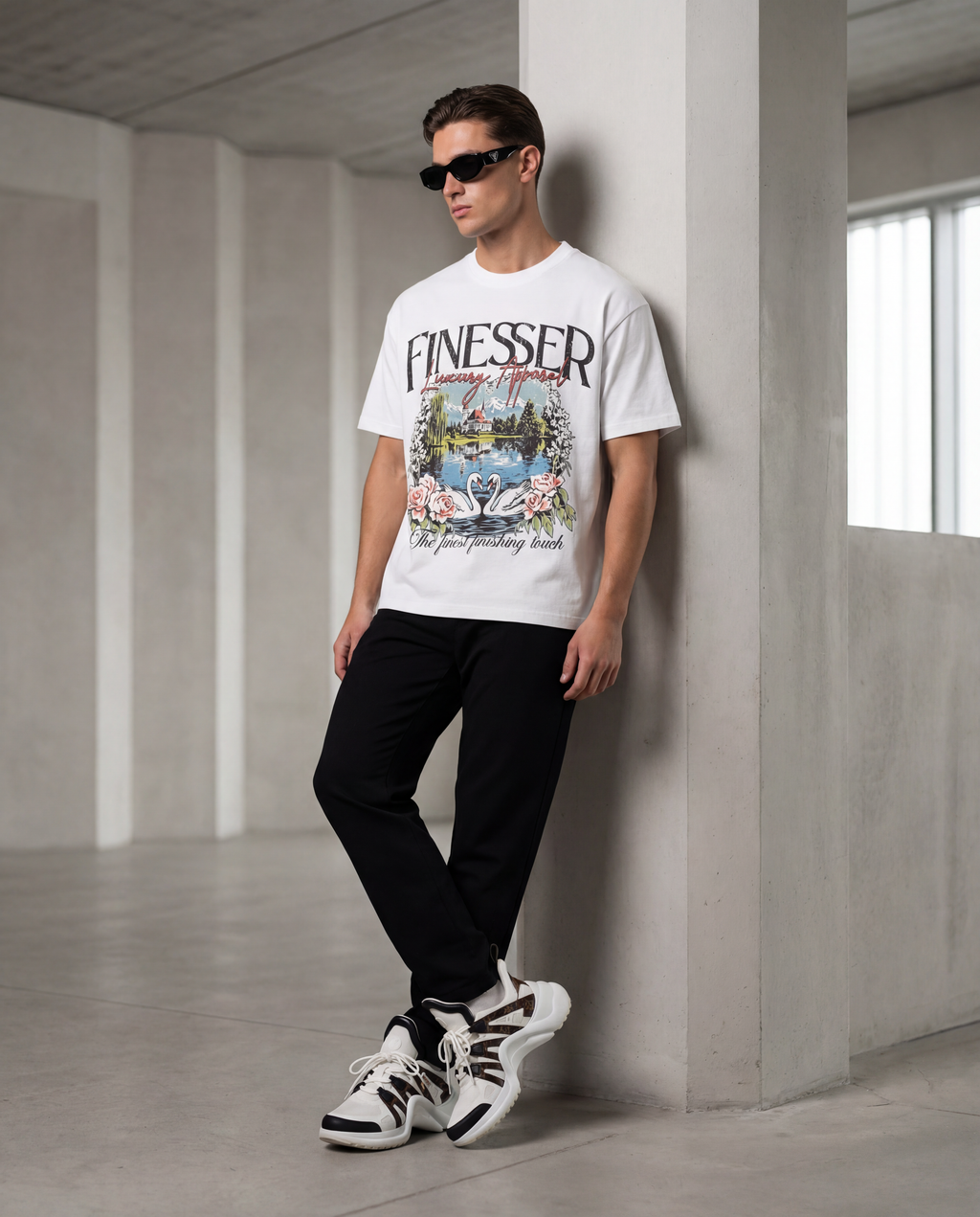 FINESSER FLORAL T -SHIRT