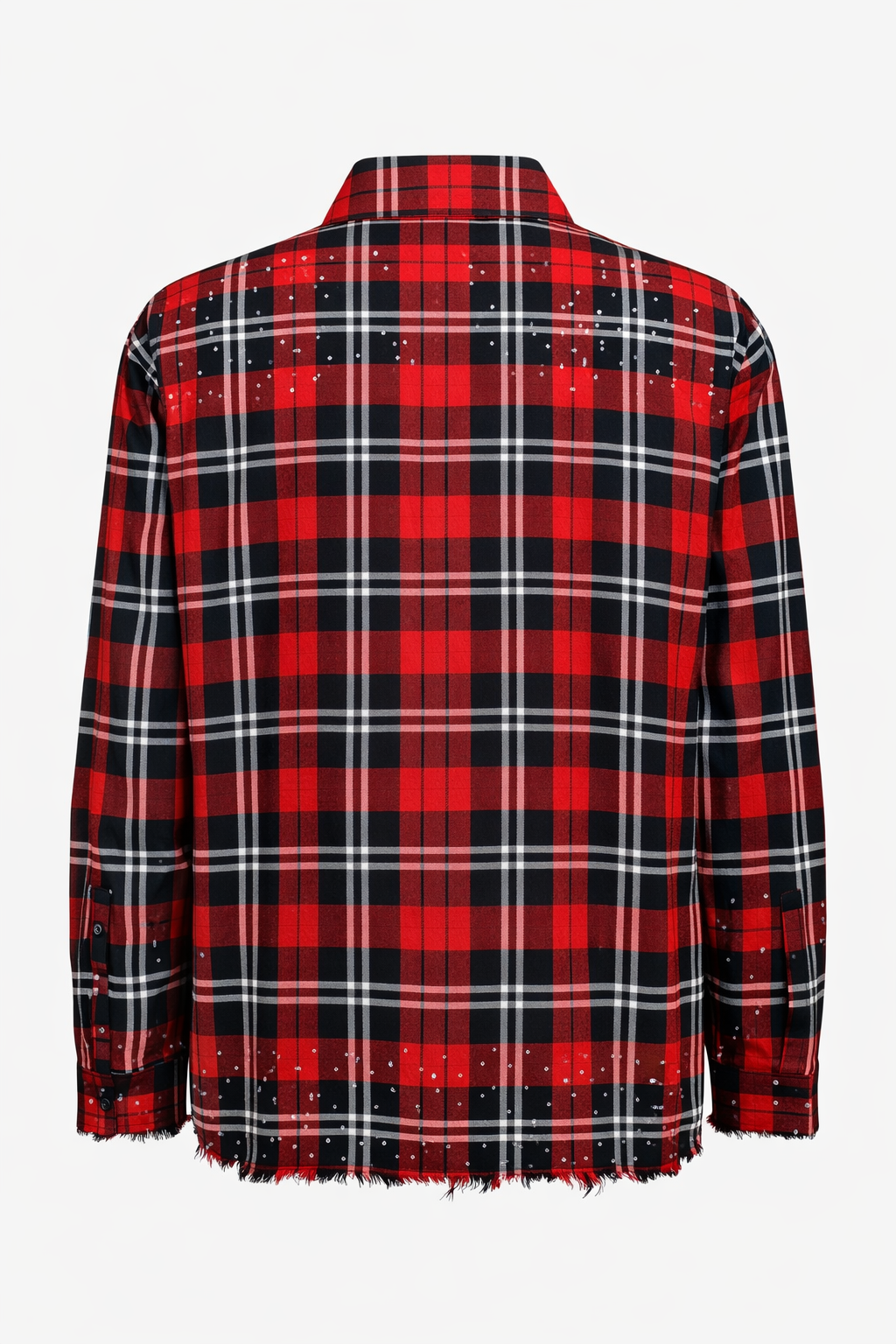 Finesser Flannel Rhinestone shirt Red