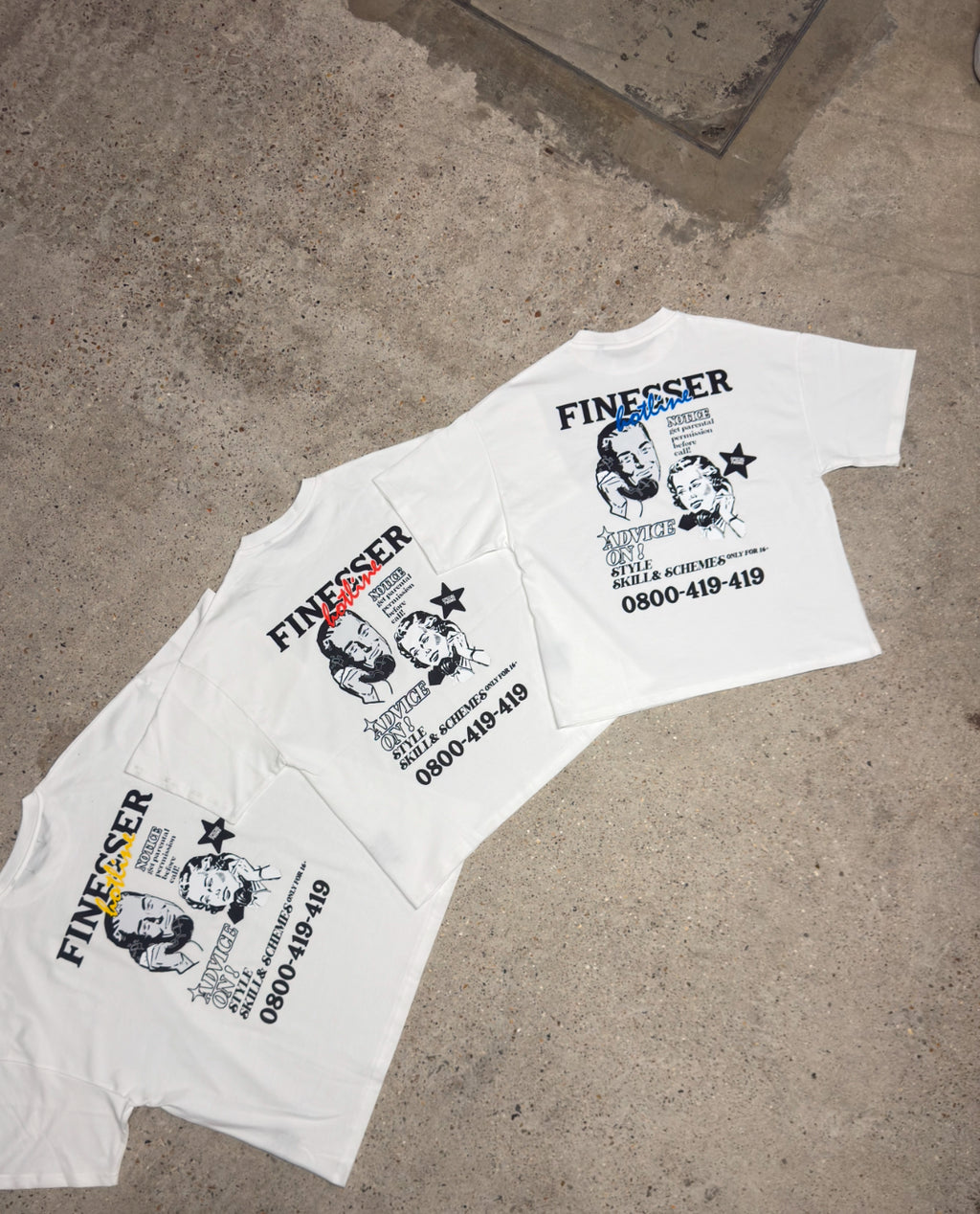 FINESSER HOTLINE SERIES “TRANSCRIPT” T-SHIRT