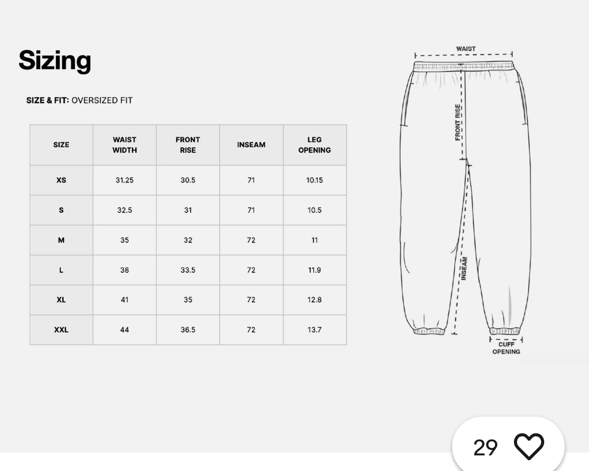 Finesser “Hotline Grey Fog” Joggers