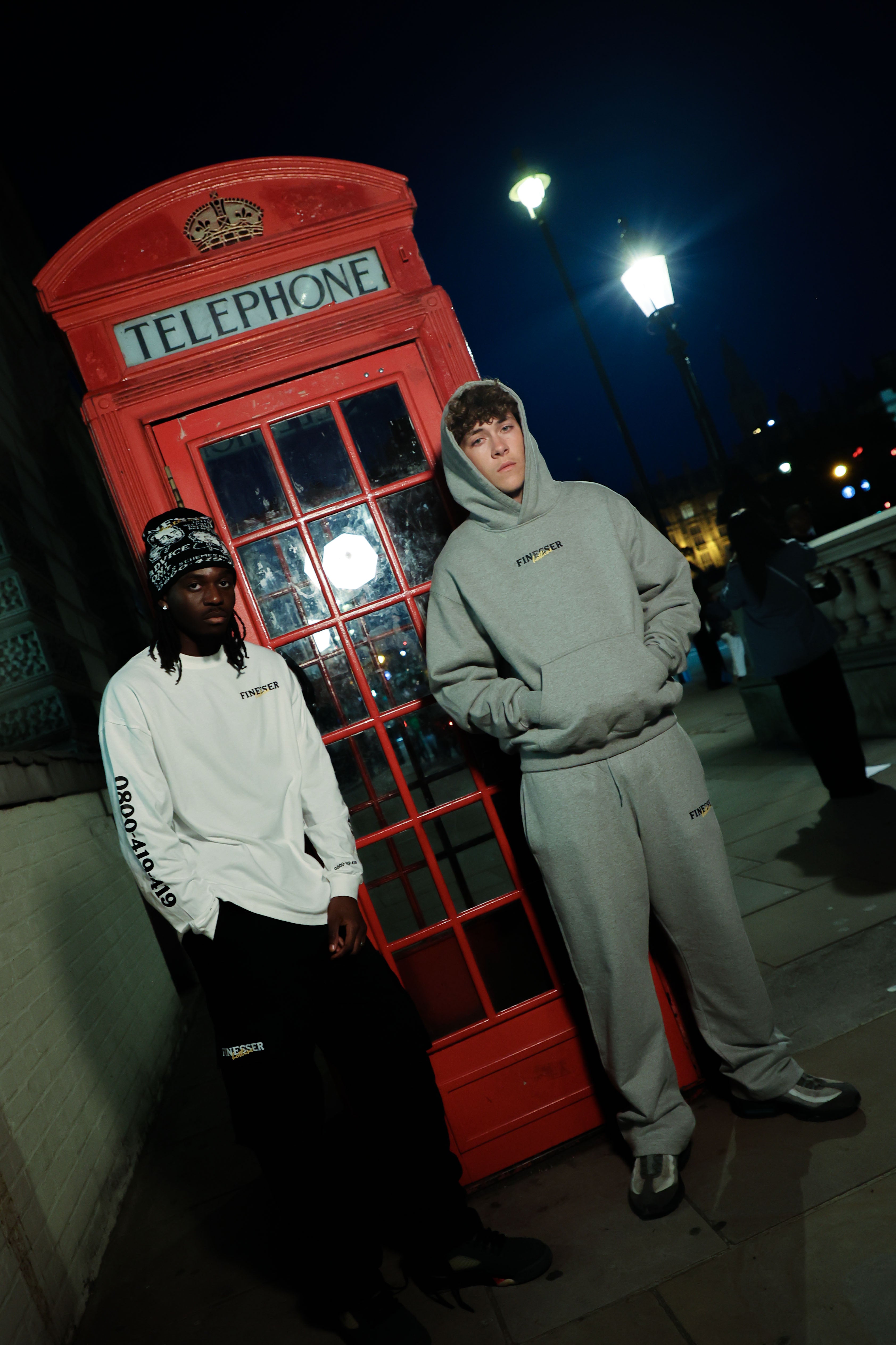 FINESSER HOTLINE “HANDBOOK” FULL TRACKSUIT (GREY MARL)